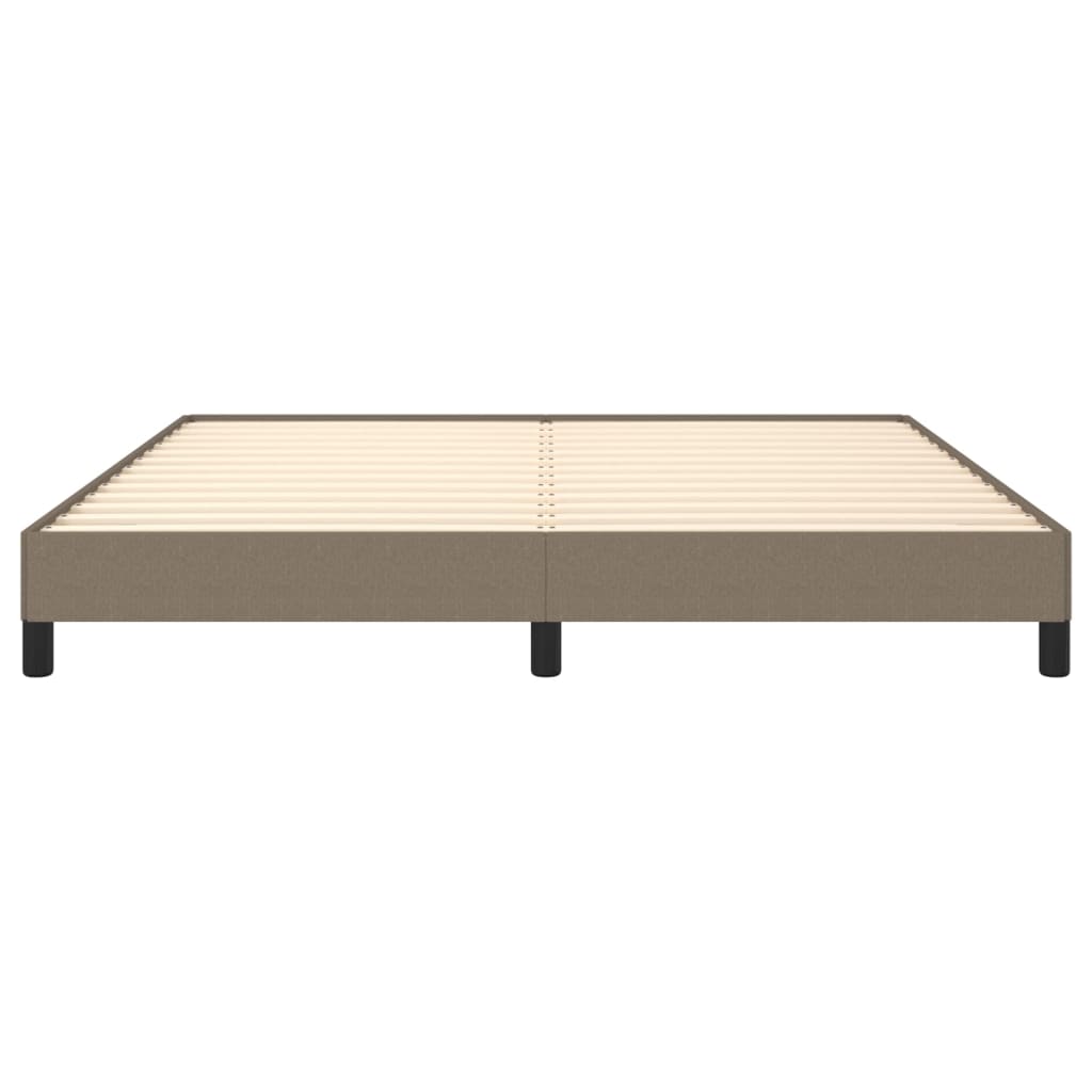 Bedframe zonder matras stof taupe 160x200 cm is nu te koop bij PeponiXL, paradijselijk wonen!