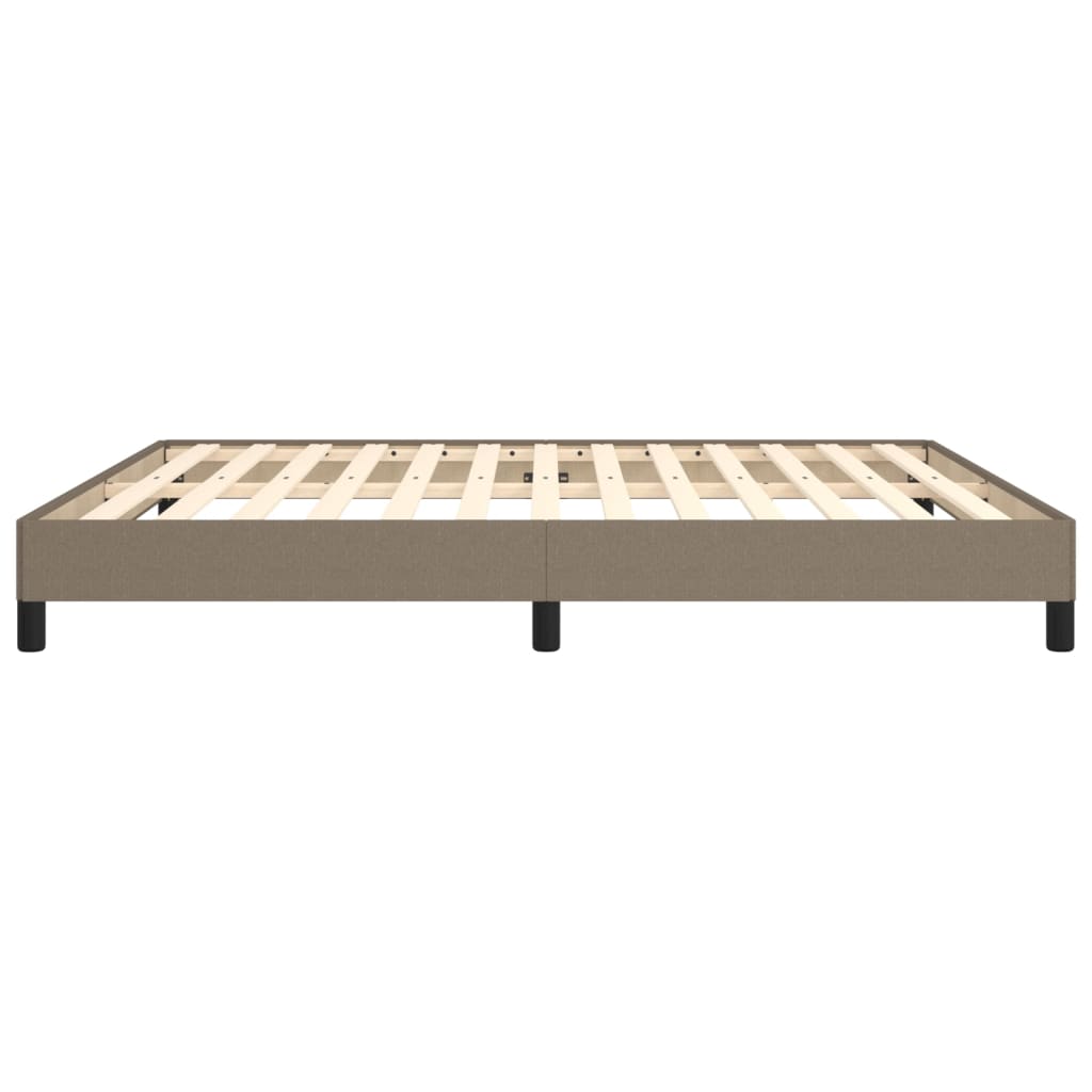 Bedframe zonder matras stof taupe 160x200 cm is nu te koop bij PeponiXL, paradijselijk wonen!