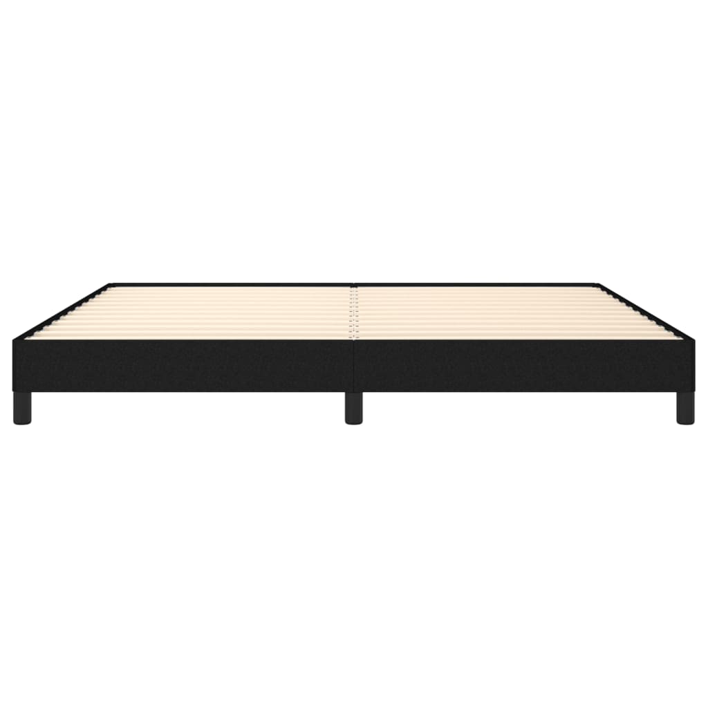 Bedframe zonder matras stof zwart 200x200 cm is nu te koop bij PeponiXL, paradijselijk wonen!