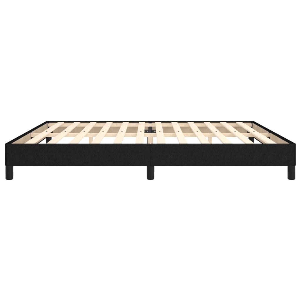 Bedframe zonder matras stof zwart 200x200 cm is nu te koop bij PeponiXL, paradijselijk wonen!