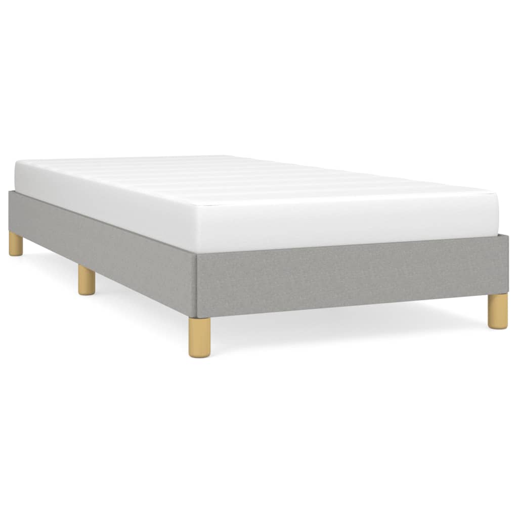 Bedframe zonder matras 90x190 cm stof lichtgrijs is nu te koop bij PeponiXL, paradijselijk wonen!