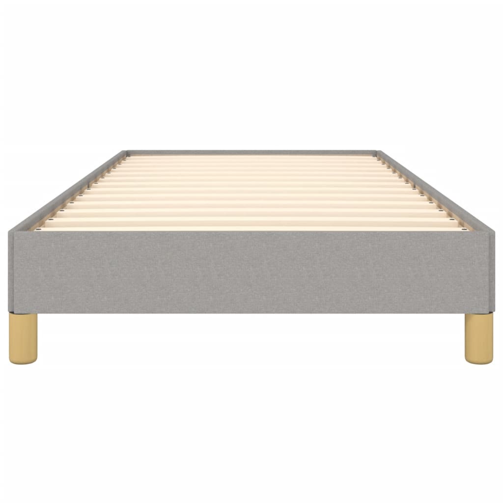 Bedframe zonder matras 90x190 cm stof lichtgrijs is nu te koop bij PeponiXL, paradijselijk wonen!