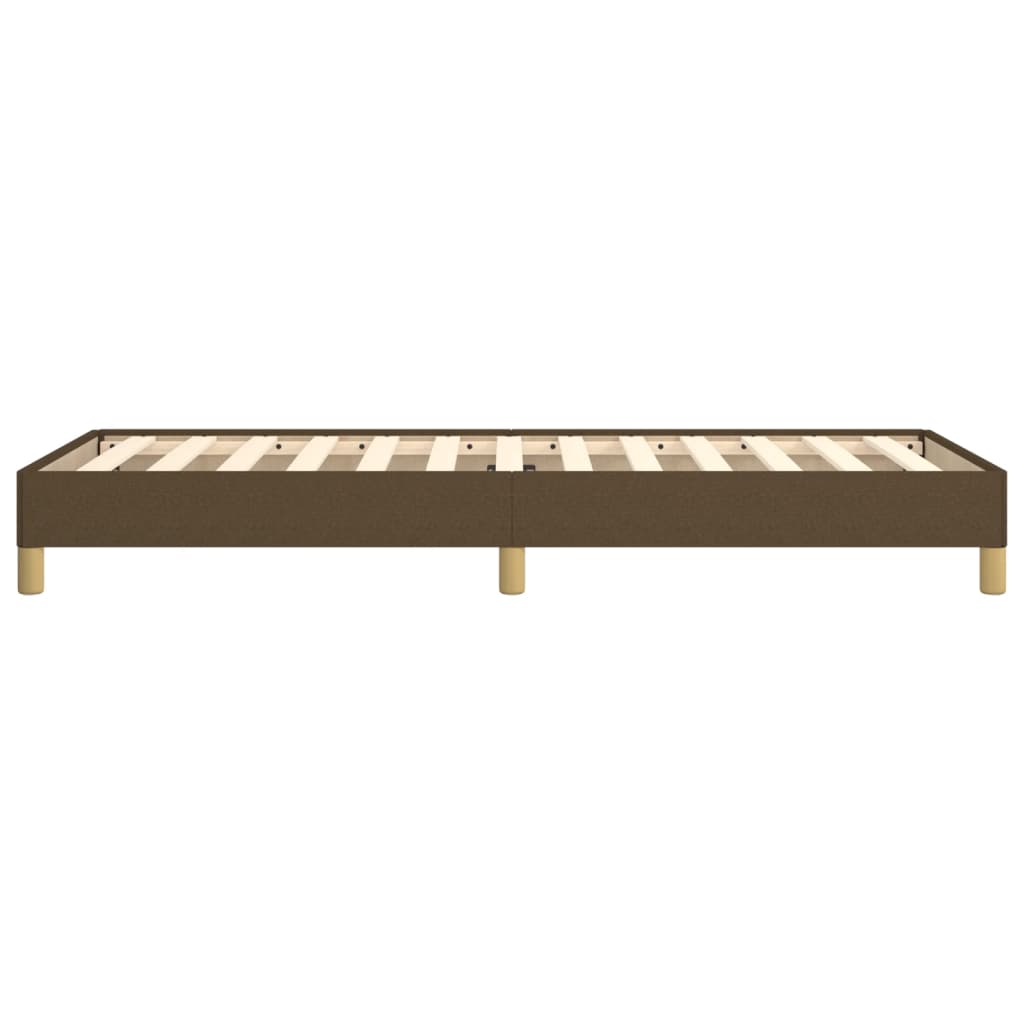 Bedframe zonder matras 90x190 cm stof donkerbruin is nu te koop bij PeponiXL, paradijselijk wonen!