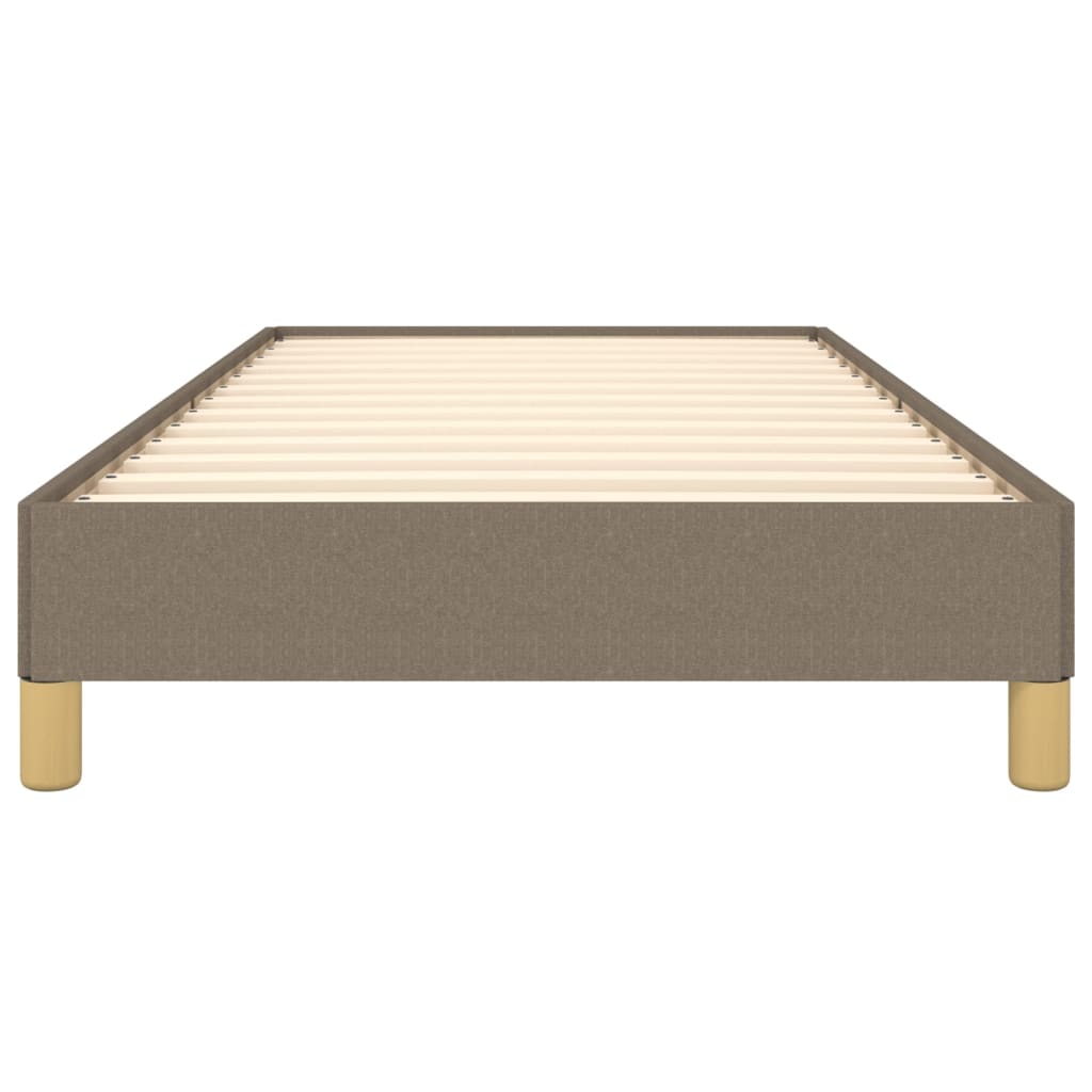 Bedframe zonder matras 90x190 cm stof taupe is nu te koop bij PeponiXL, paradijselijk wonen!