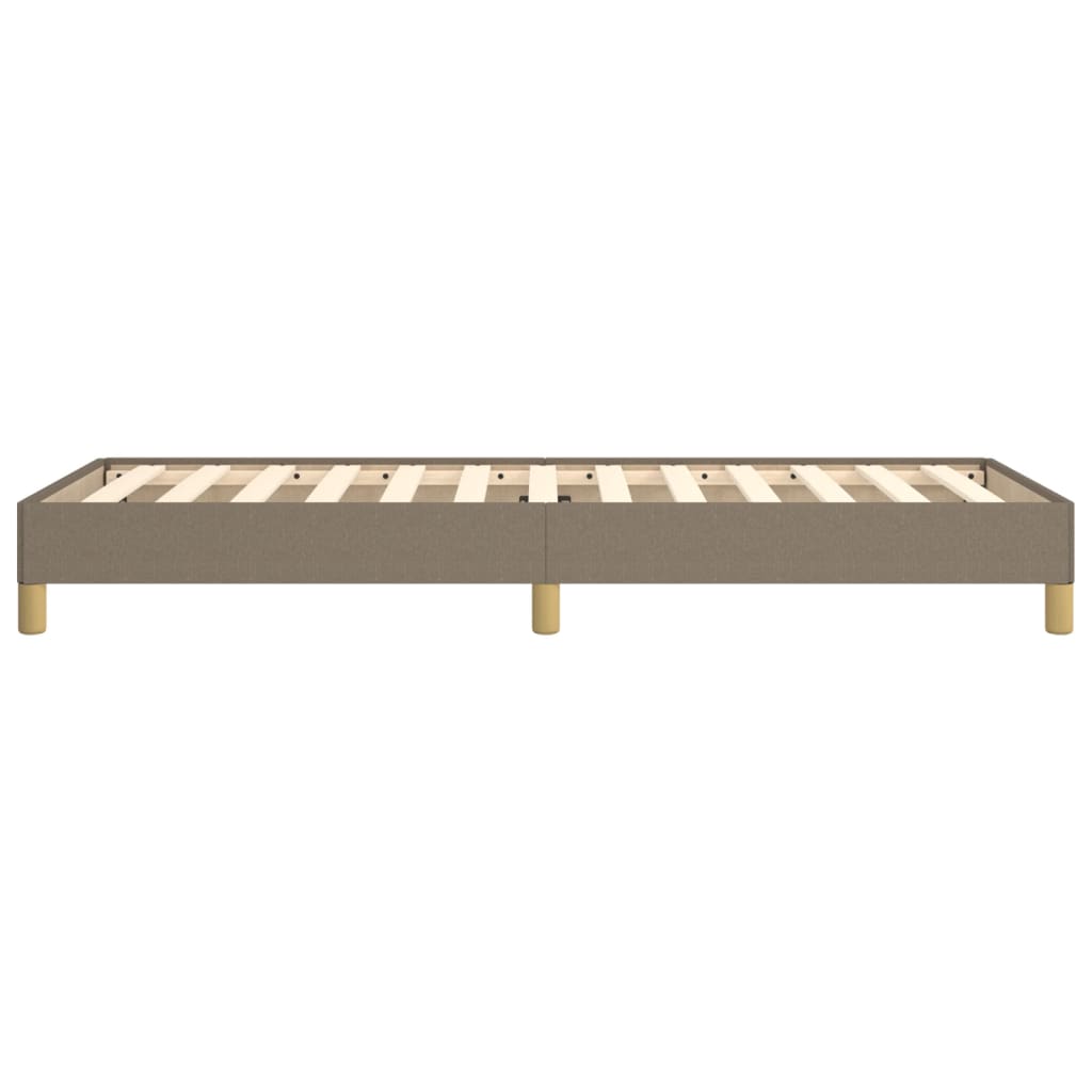 Bedframe zonder matras 90x190 cm stof taupe is nu te koop bij PeponiXL, paradijselijk wonen!