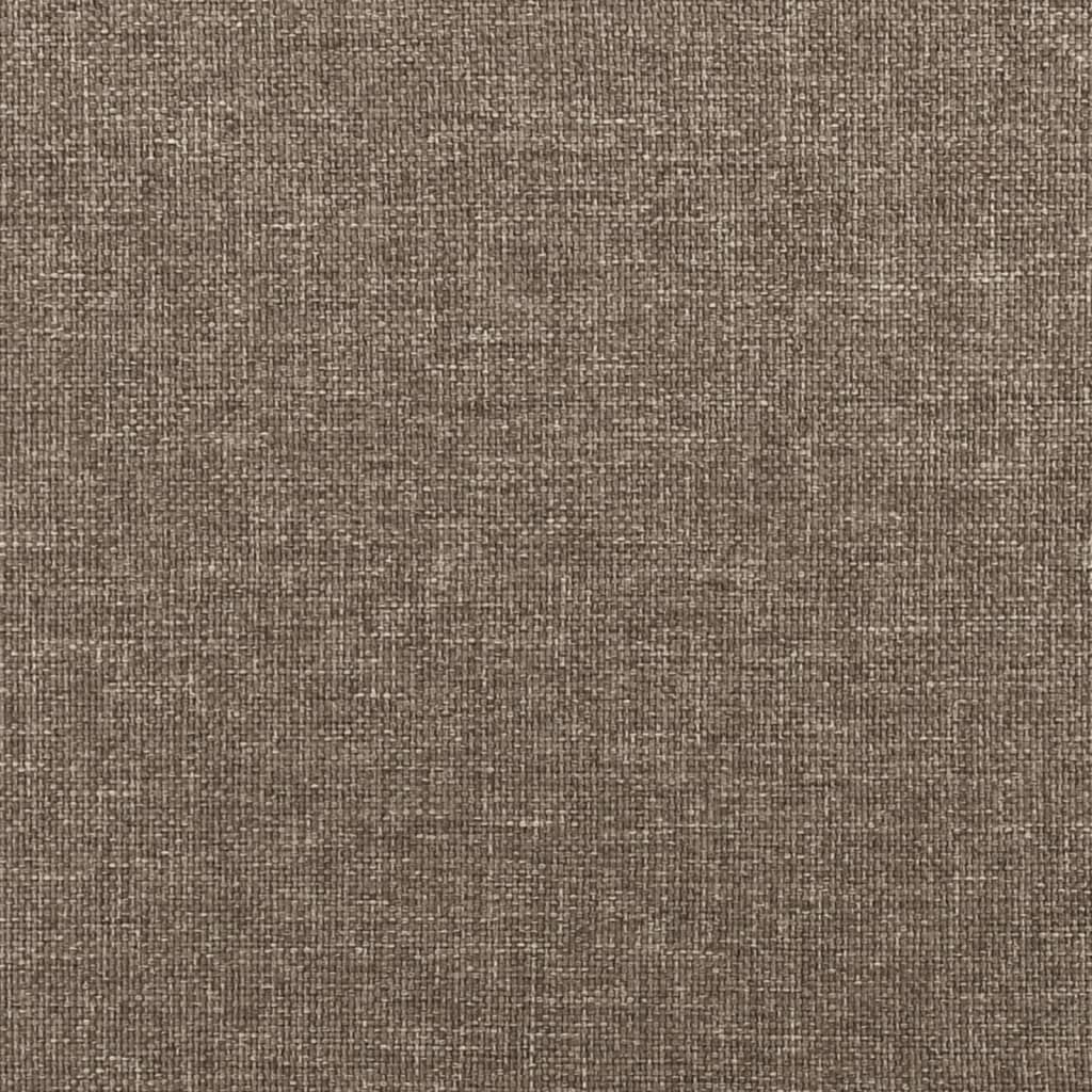 Bedframe zonder matras 90x190 cm stof taupe is nu te koop bij PeponiXL, paradijselijk wonen!