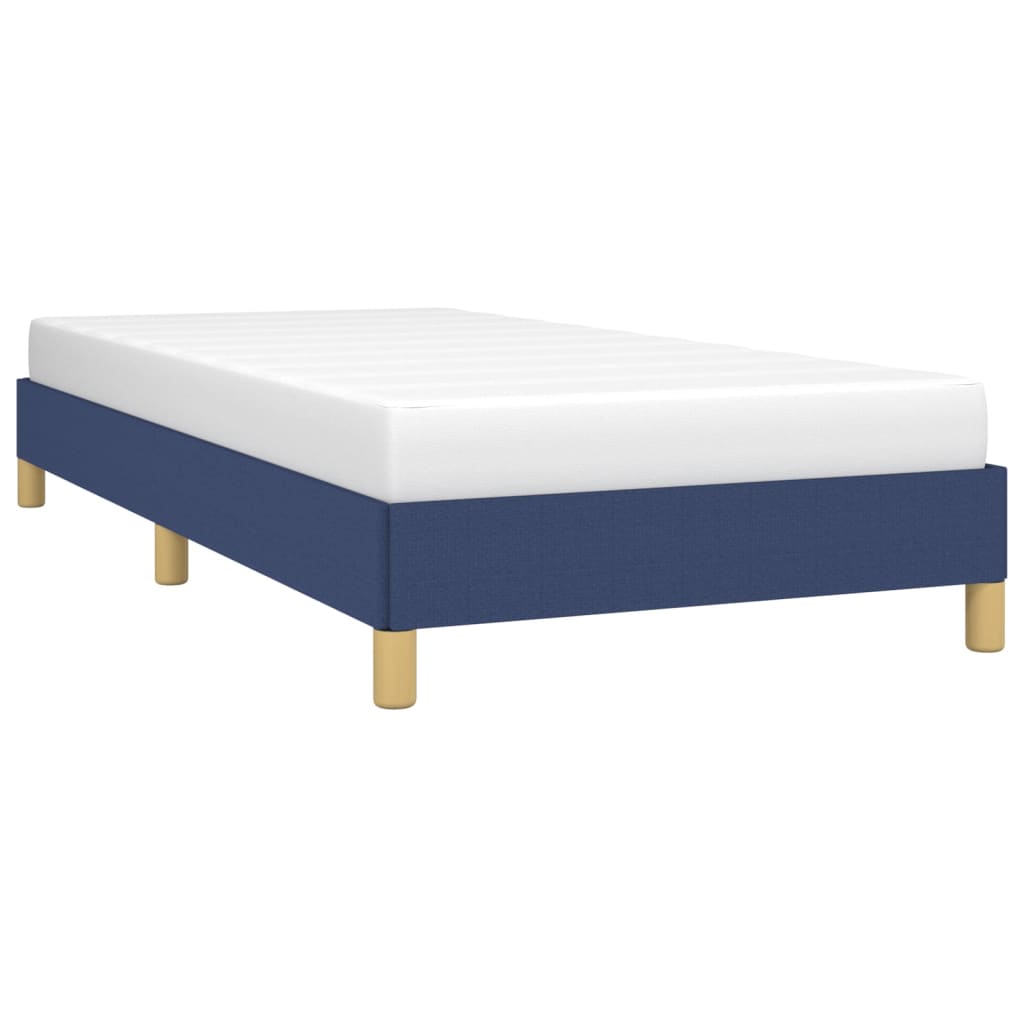 Bedframe zonder matras 90x190 cm stof blauw is nu te koop bij PeponiXL, paradijselijk wonen!