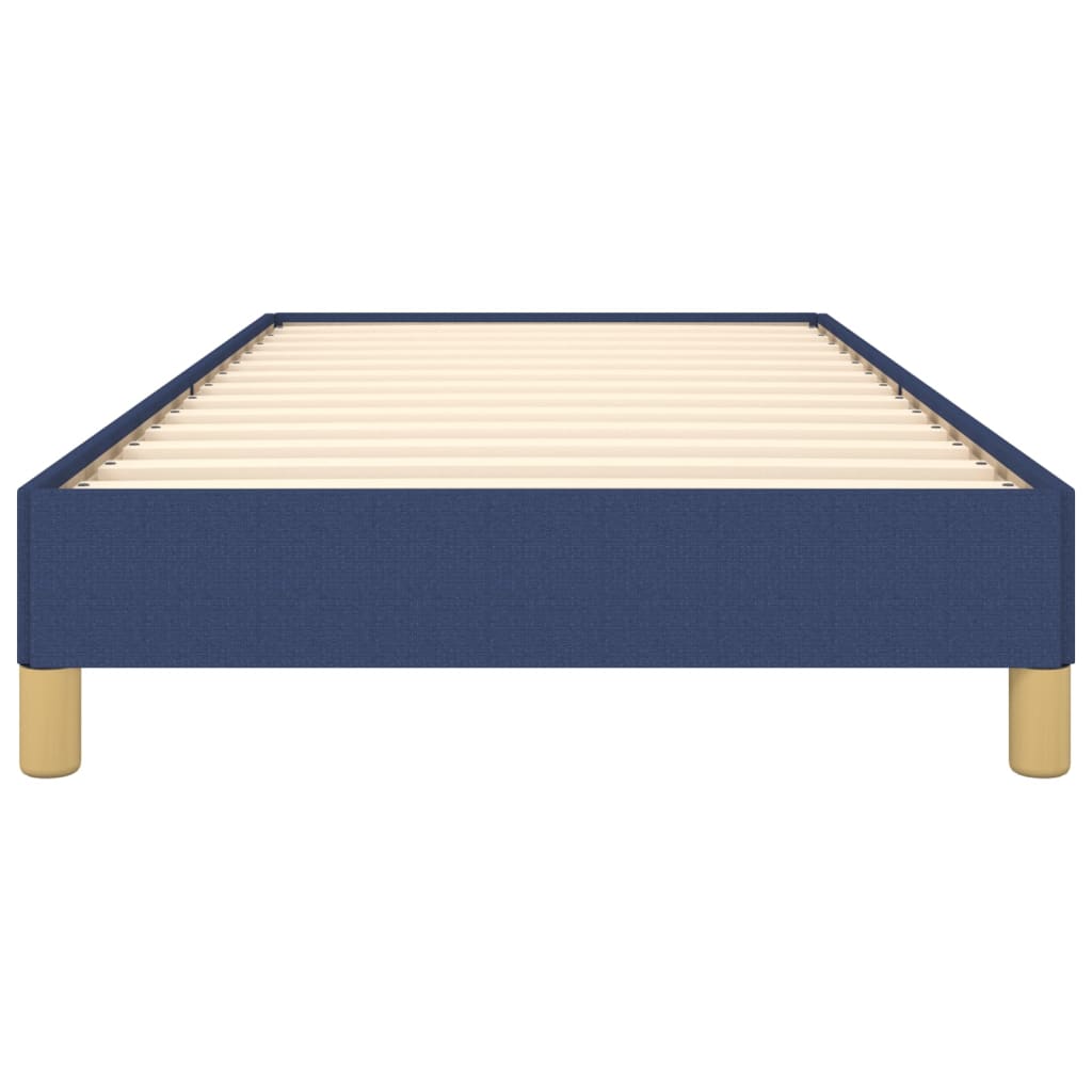 Bedframe zonder matras 90x190 cm stof blauw is nu te koop bij PeponiXL, paradijselijk wonen!