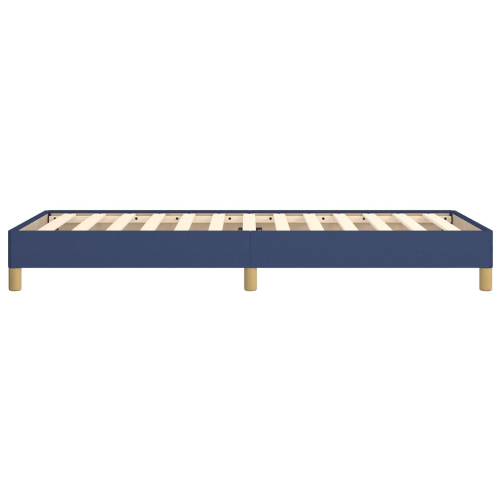 Bedframe zonder matras 90x190 cm stof blauw is nu te koop bij PeponiXL, paradijselijk wonen!