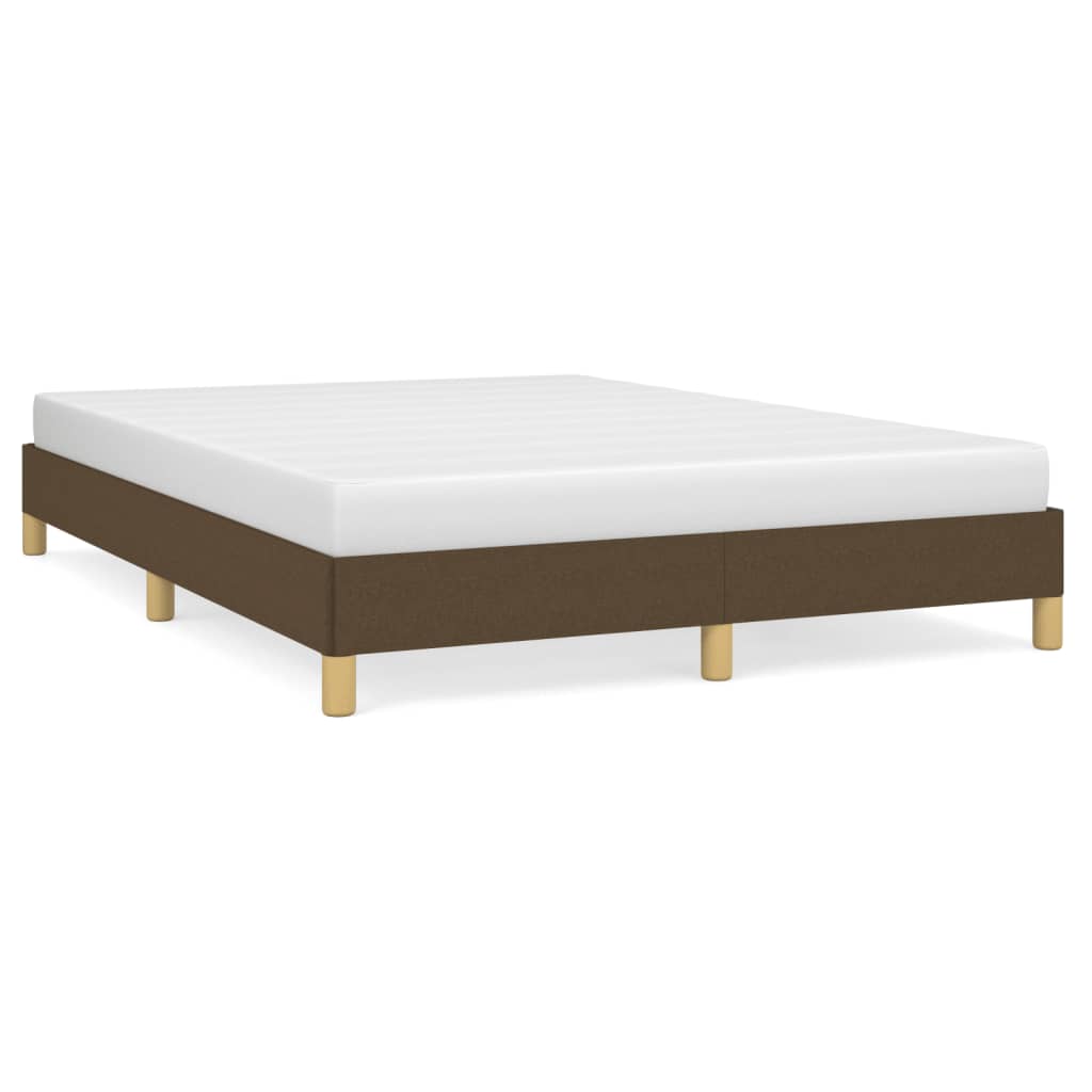 Bedframe zonder matras stof donkerbruin 160x200 cm is nu te koop bij PeponiXL, paradijselijk wonen!