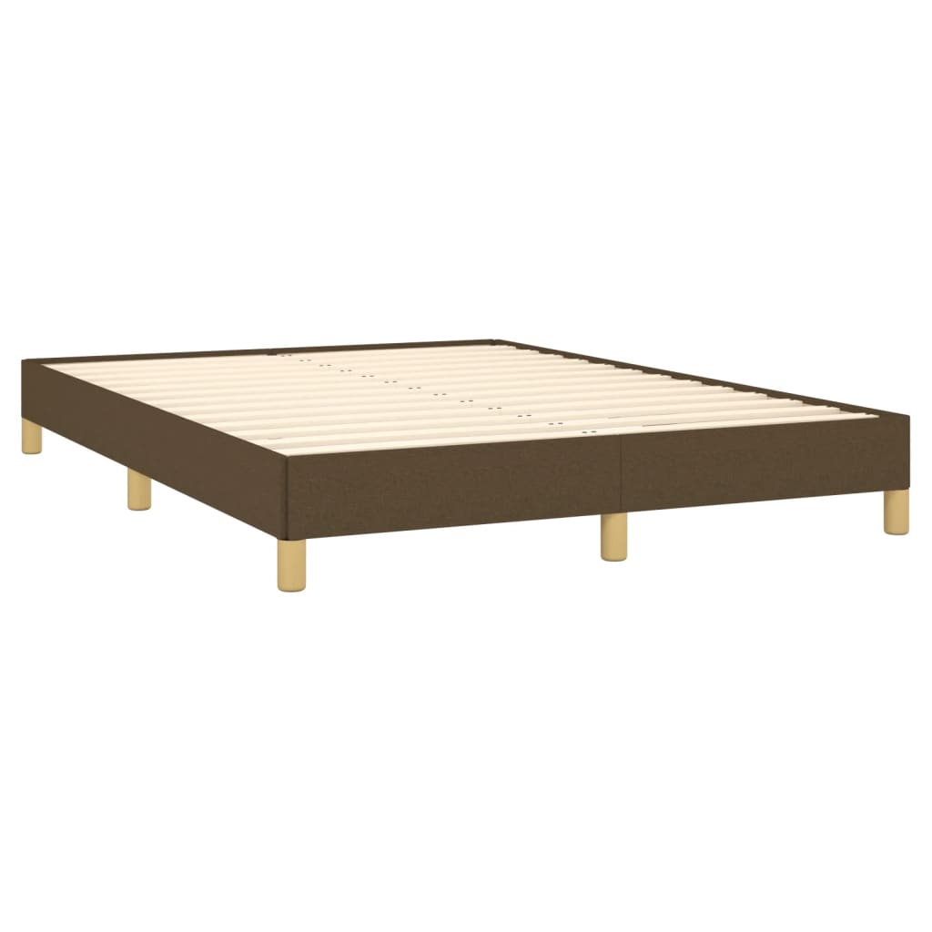Bedframe zonder matras stof donkerbruin 160x200 cm is nu te koop bij PeponiXL, paradijselijk wonen!