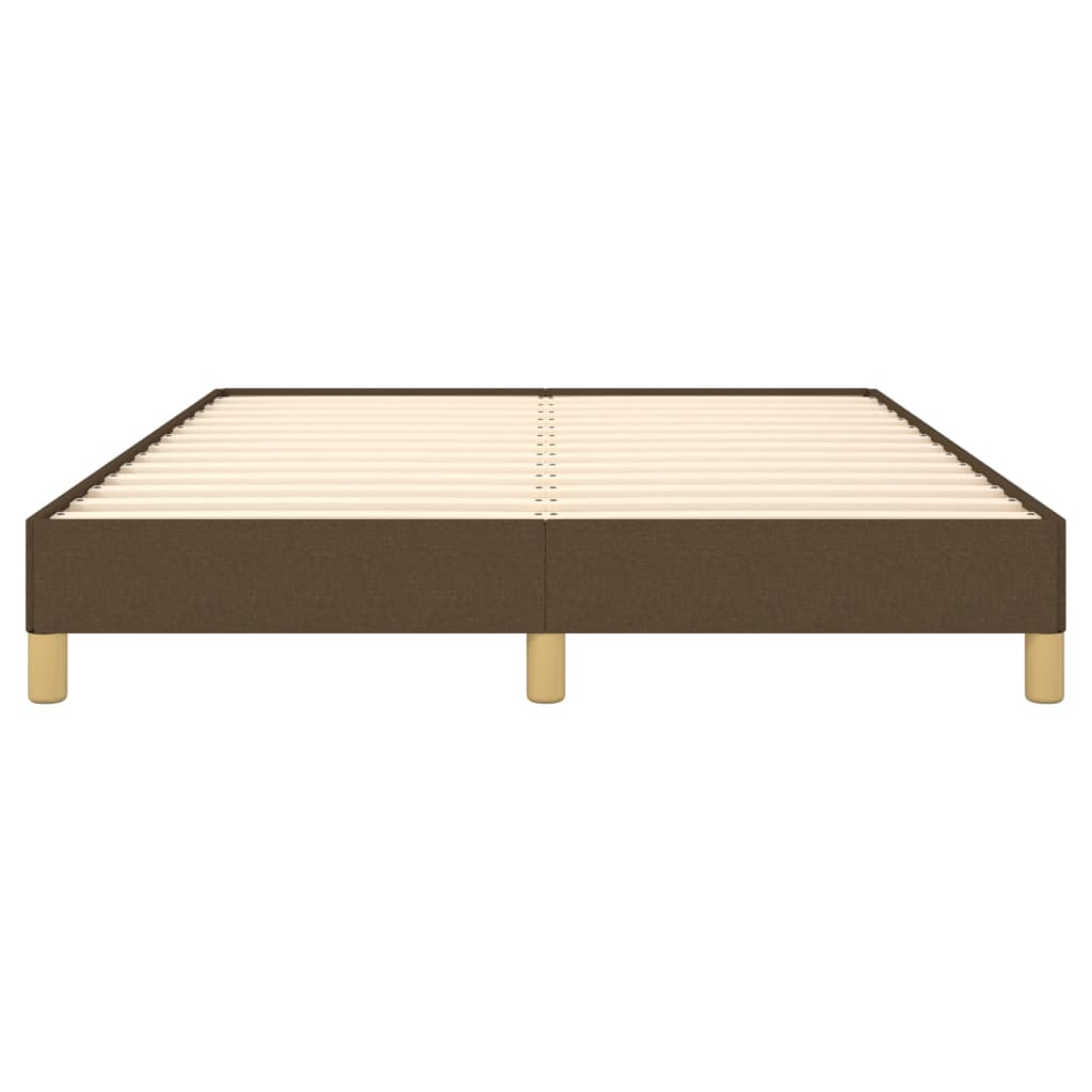 Bedframe zonder matras stof donkerbruin 160x200 cm is nu te koop bij PeponiXL, paradijselijk wonen!