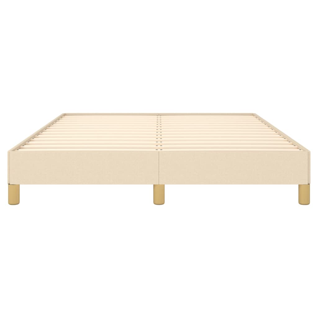 Bedframe zonder matras stof crèmekleurig 160x200 cm is nu te koop bij PeponiXL, paradijselijk wonen!