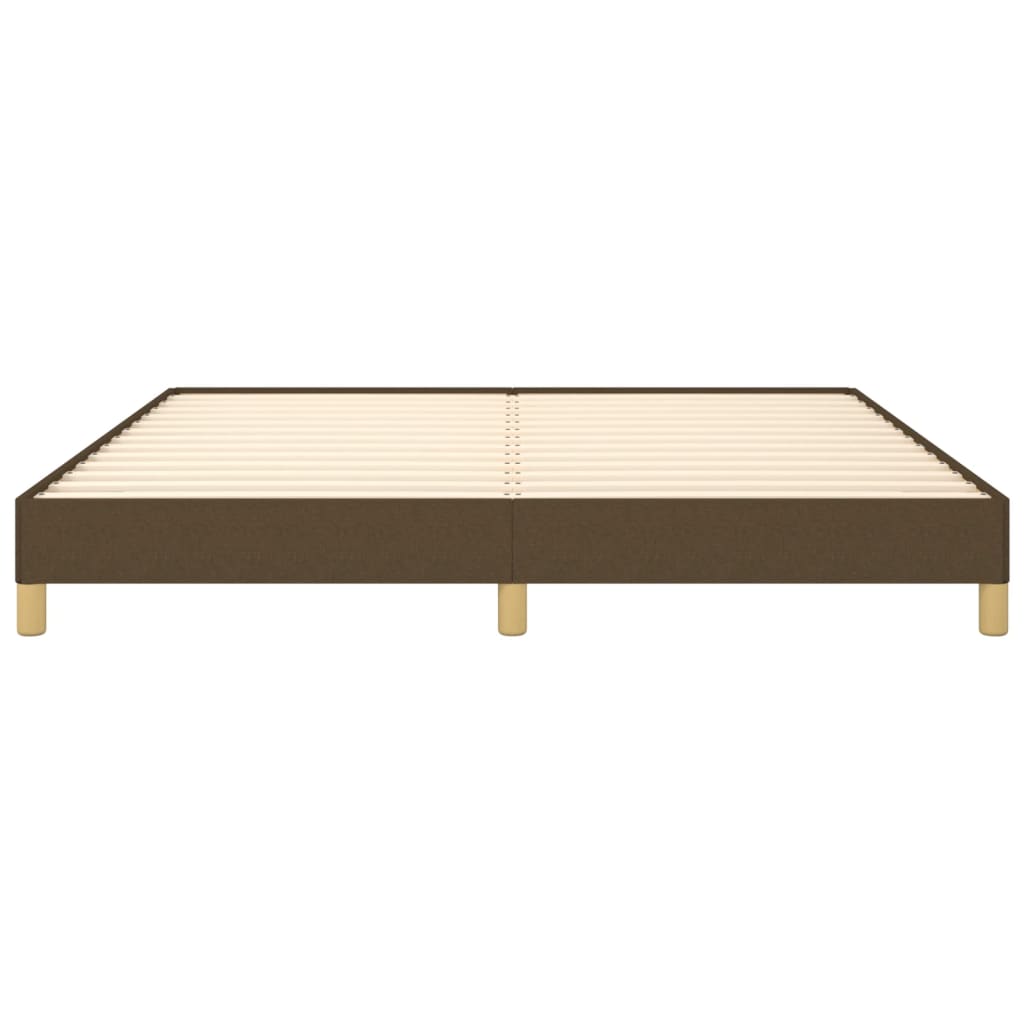 Bedframe zonder matras stof donkerbruin 180x200 cm is nu te koop bij PeponiXL, paradijselijk wonen!