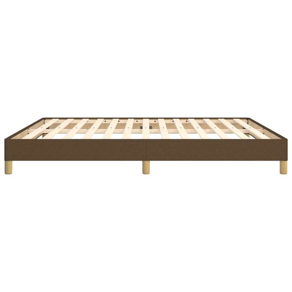 Bedframe zonder matras stof donkerbruin 180x200 cm is nu te koop bij PeponiXL, paradijselijk wonen!