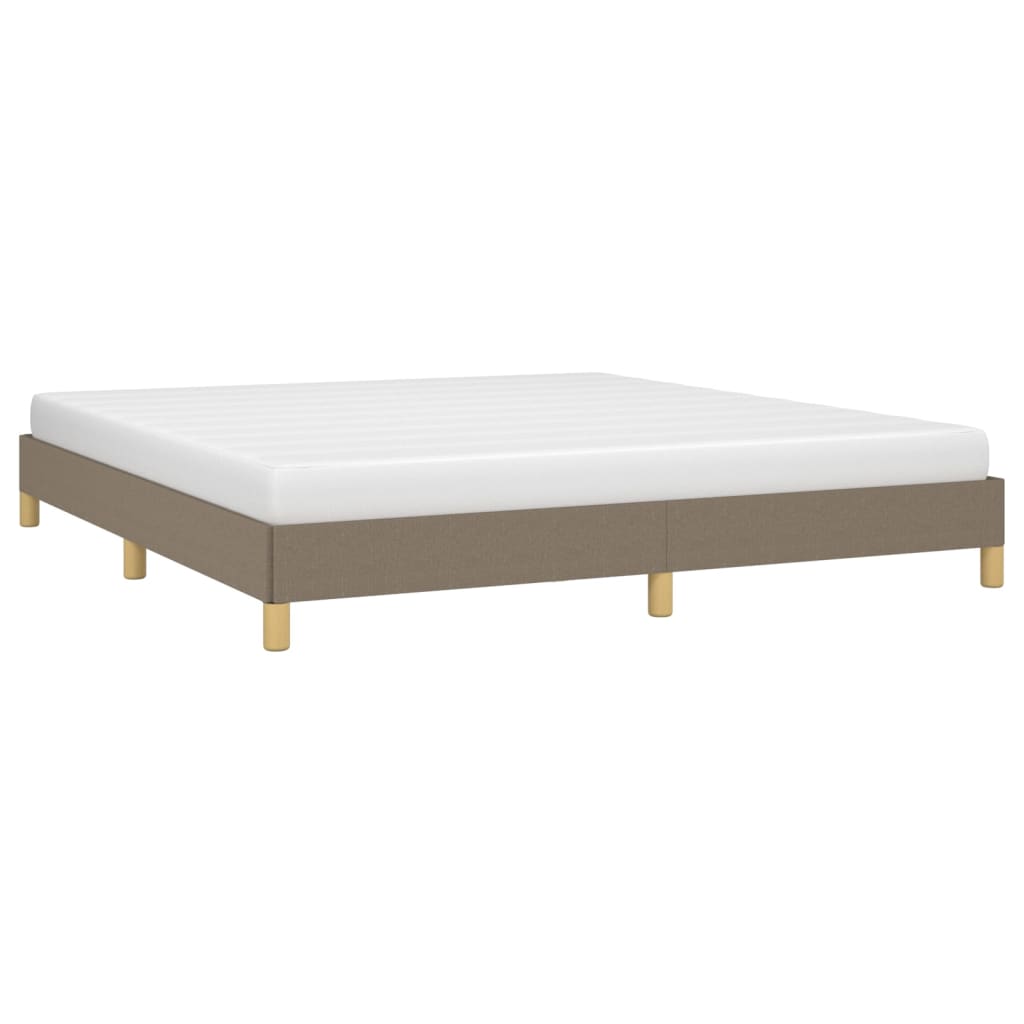 Bedframe zonder matras stof taupe 180x200 cm is nu te koop bij PeponiXL, paradijselijk wonen!