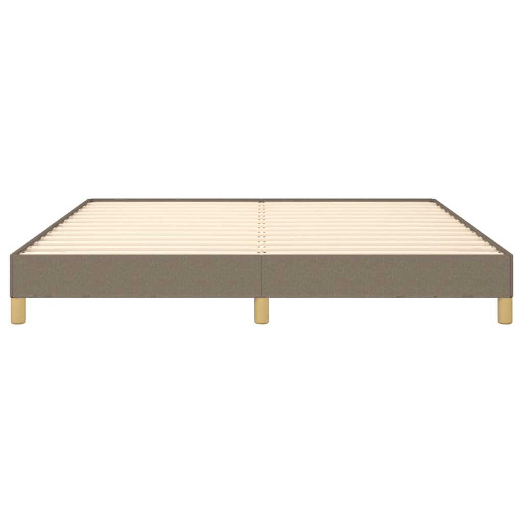 Bedframe zonder matras stof taupe 180x200 cm is nu te koop bij PeponiXL, paradijselijk wonen!