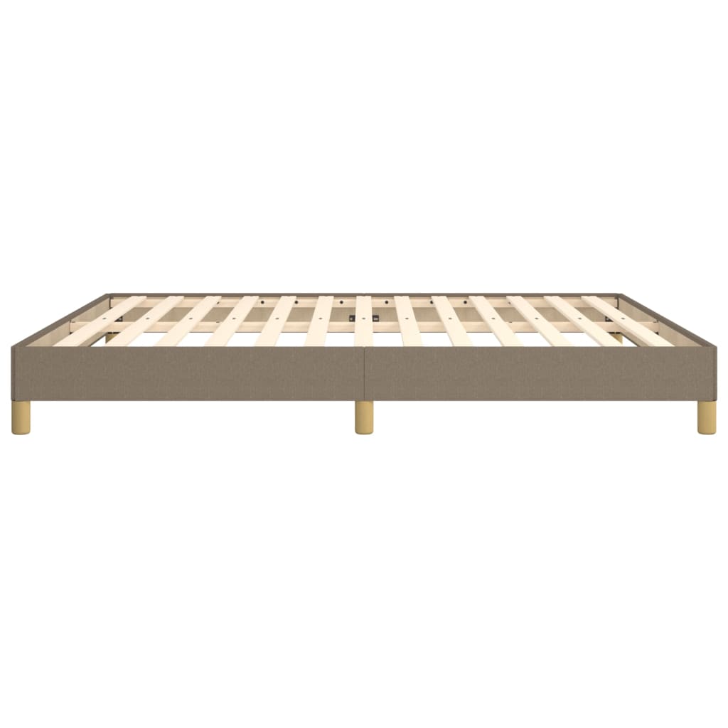 Bedframe zonder matras stof taupe 180x200 cm is nu te koop bij PeponiXL, paradijselijk wonen!