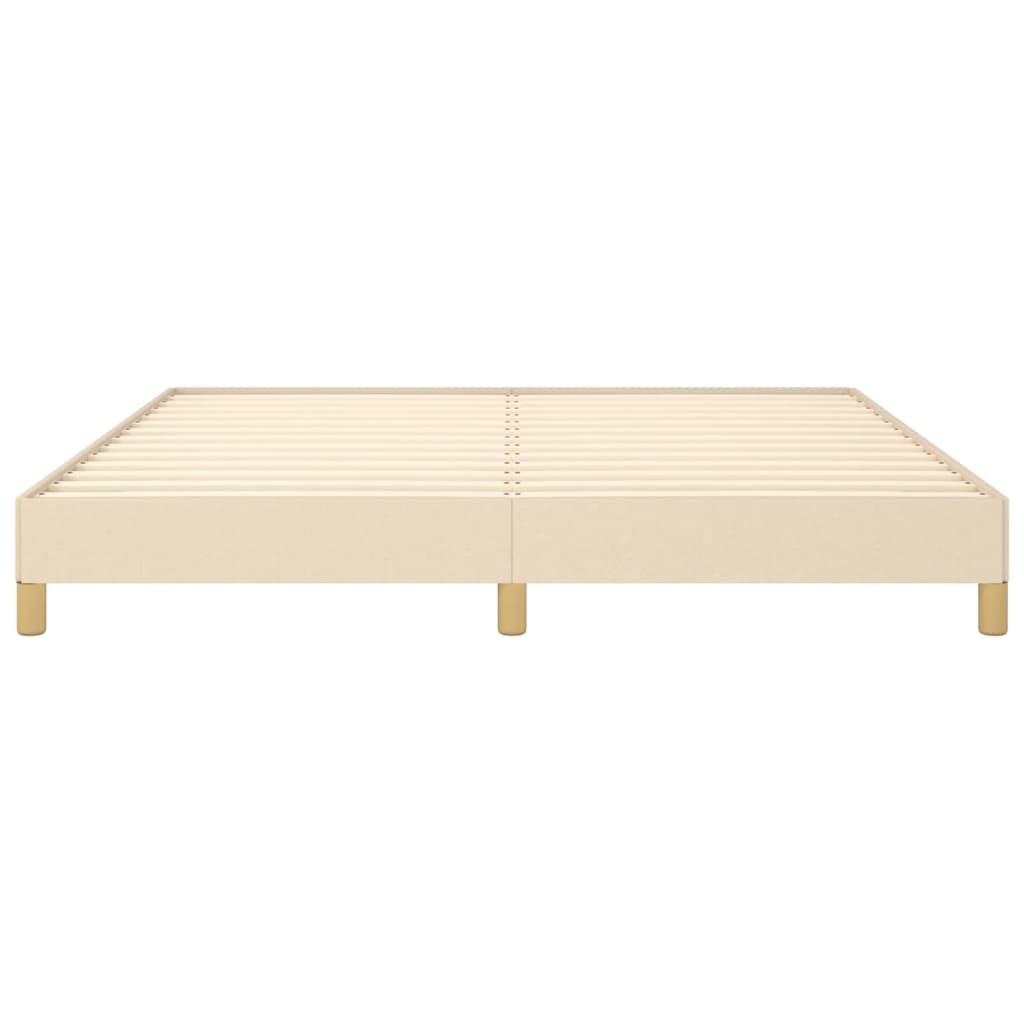 Bedframe zonder matras stof crèmekleurig 180x200 cm is nu te koop bij PeponiXL, paradijselijk wonen!