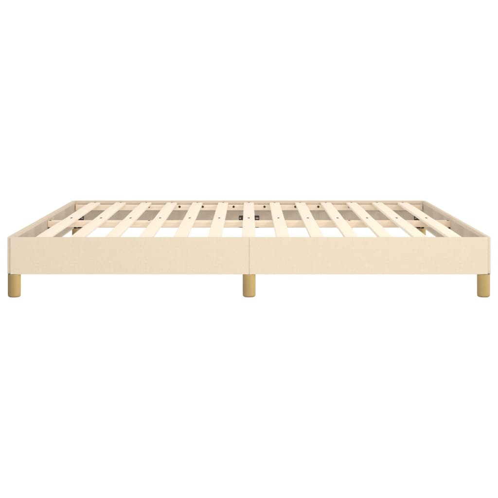 Bedframe zonder matras stof crèmekleurig 180x200 cm is nu te koop bij PeponiXL, paradijselijk wonen!