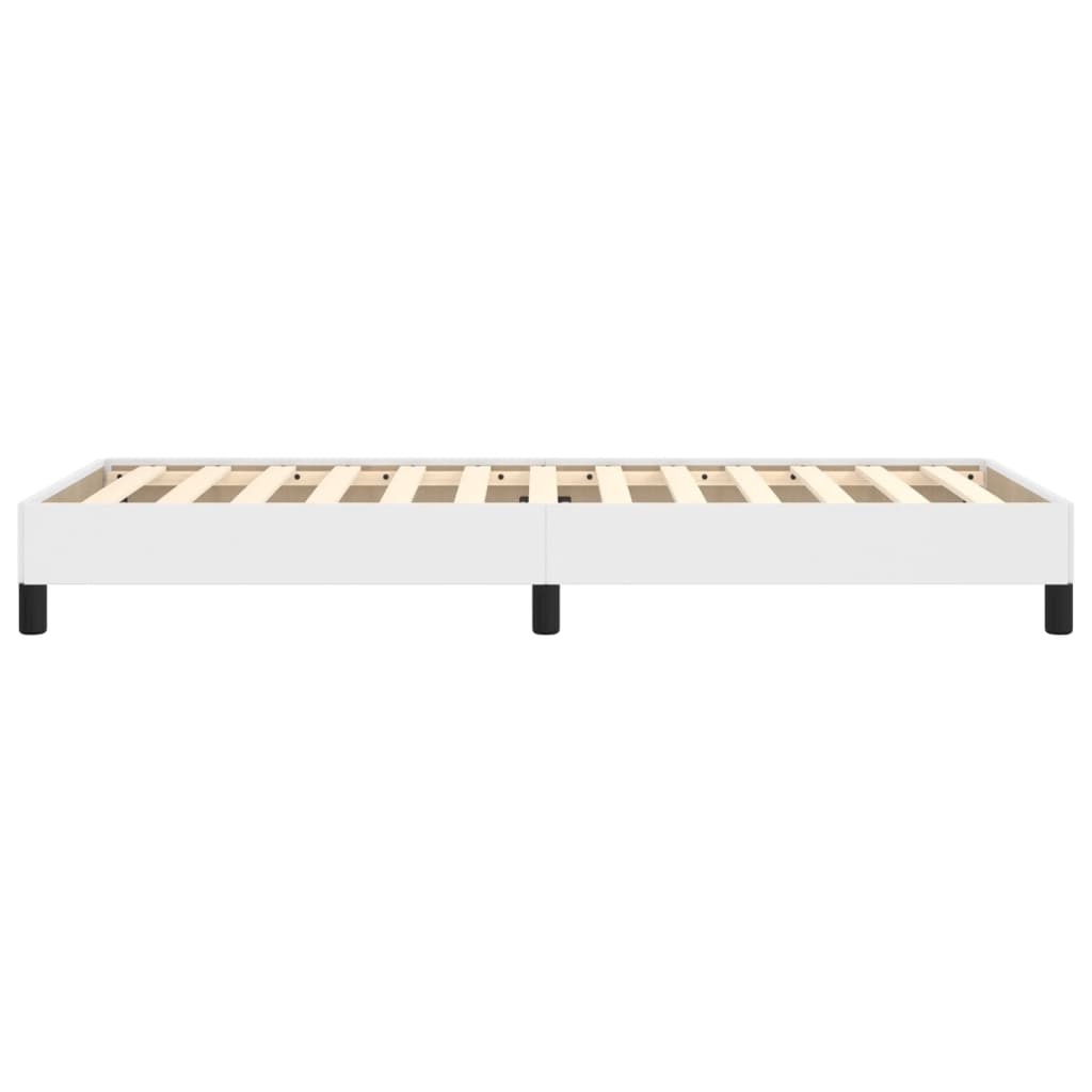Bedframe kunstleer wit 90x190 cm is nu te koop bij PeponiXL, paradijselijk wonen!