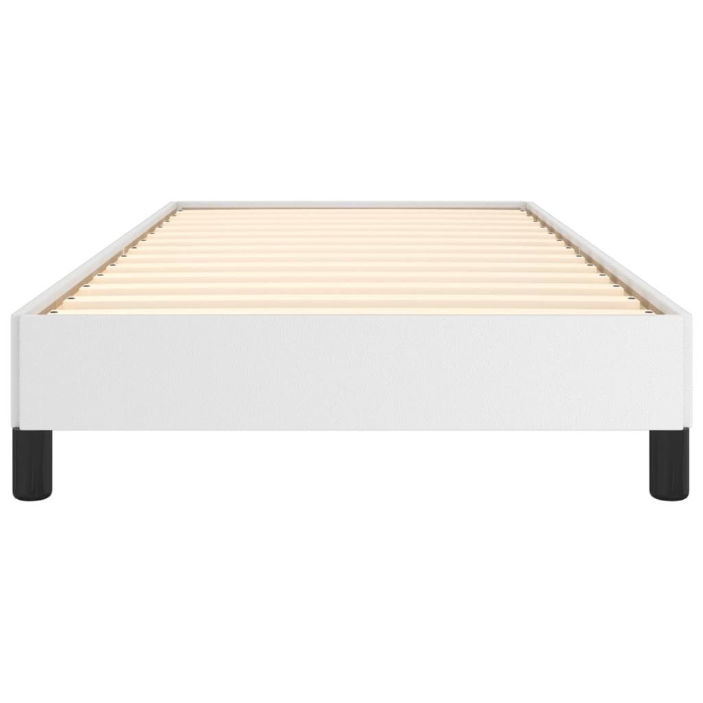 Bedframe kunstleer wit 100x200 cm is nu te koop bij PeponiXL, paradijselijk wonen!