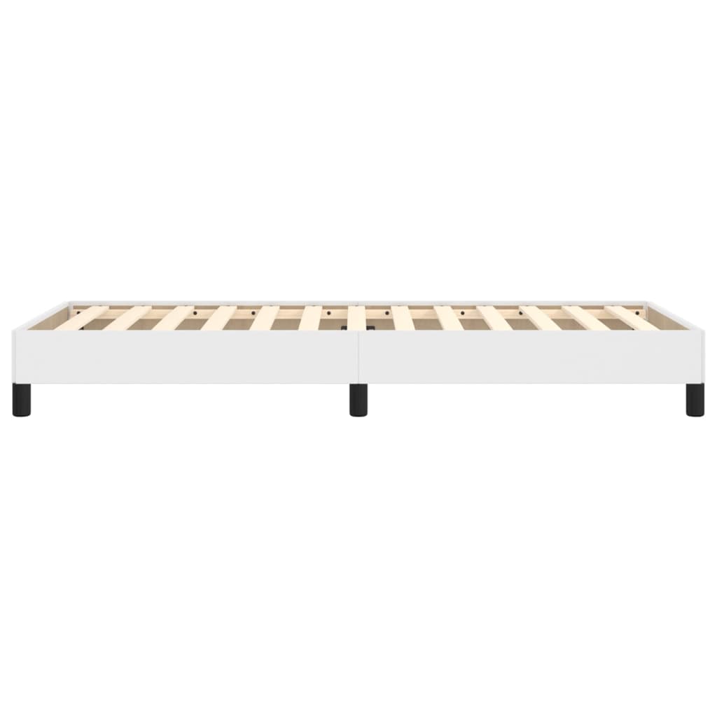 Bedframe kunstleer wit 100x200 cm is nu te koop bij PeponiXL, paradijselijk wonen!