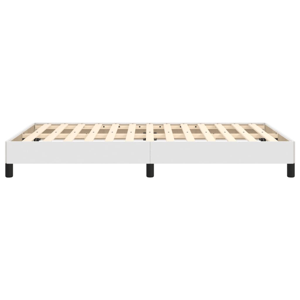 Bedframe kunstleer wit 120x200 cm is nu te koop bij PeponiXL, paradijselijk wonen!