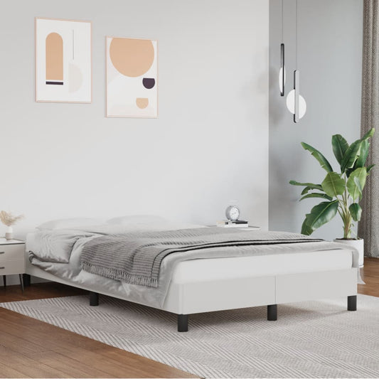 Bedframe kunstleer wit 120x200 cm is nu te koop bij PeponiXL, paradijselijk wonen!