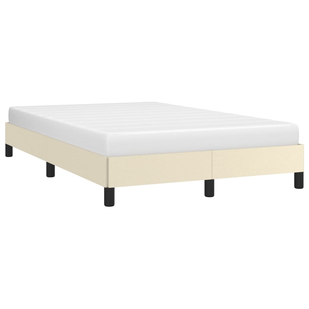 Bedframe kunstleer crèmekleurig 120x200 cm is nu te koop bij PeponiXL, paradijselijk wonen!