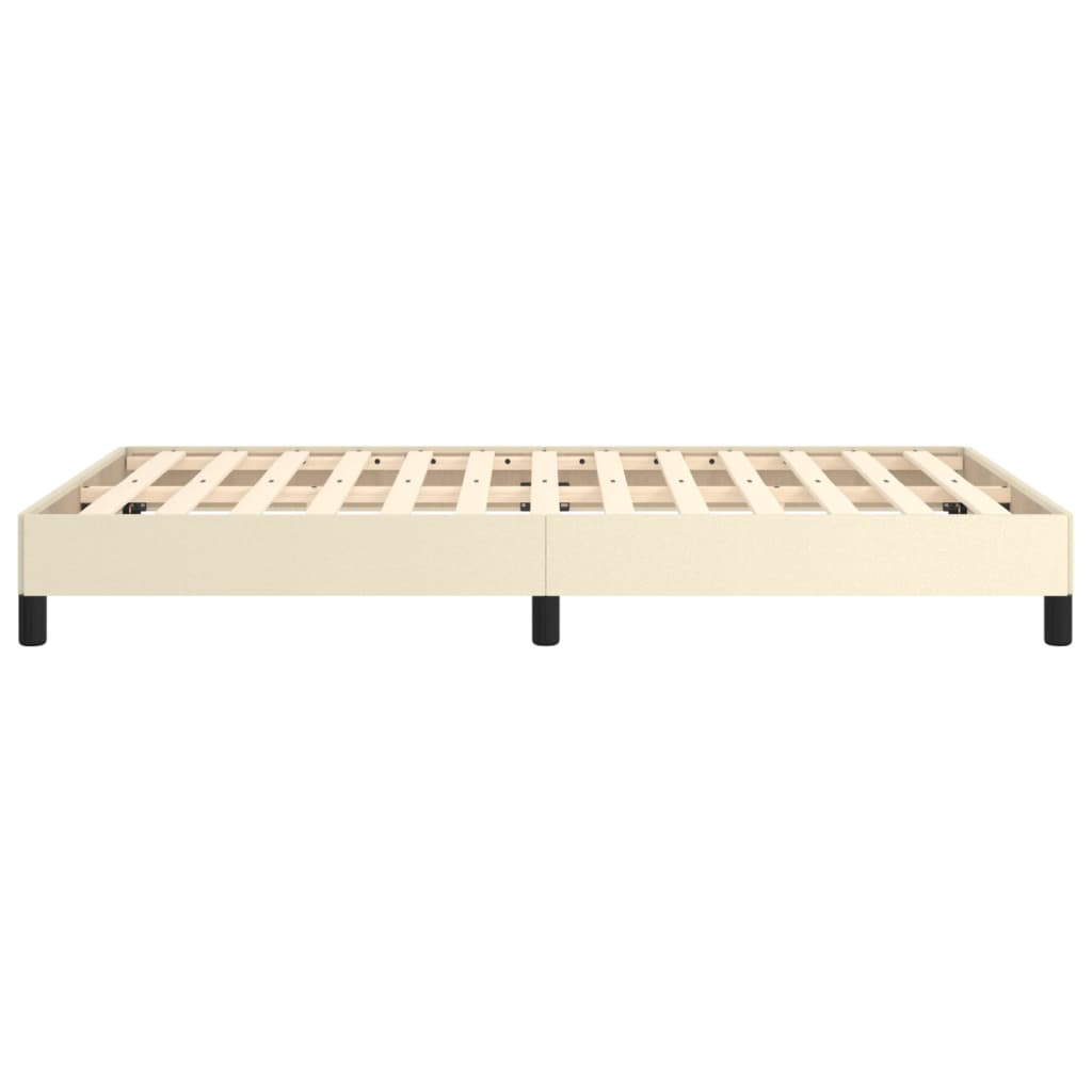 Bedframe kunstleer crèmekleurig 120x200 cm is nu te koop bij PeponiXL, paradijselijk wonen!