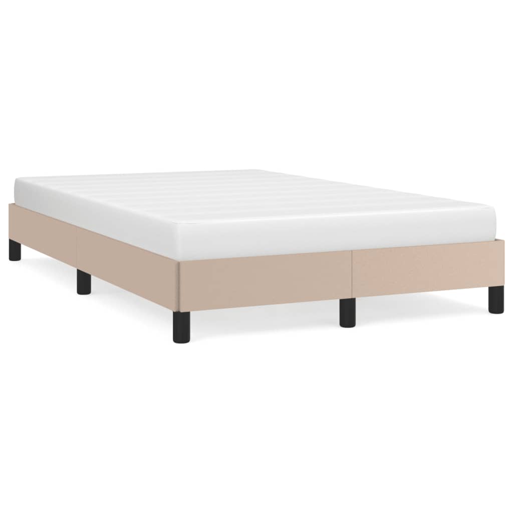 Bedframe kunstleer cappuccinokleurig 120x200 cm is nu te koop bij PeponiXL, paradijselijk wonen!