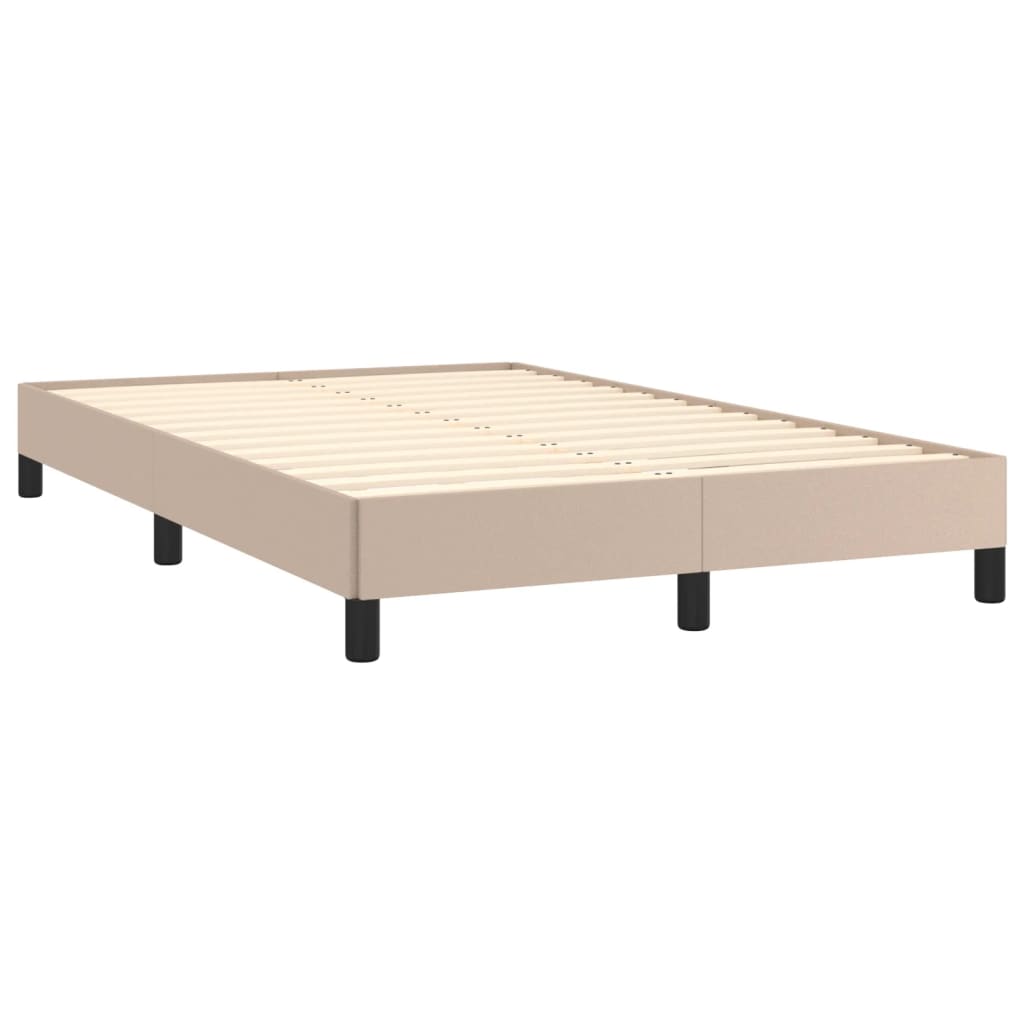 Bedframe kunstleer cappuccinokleurig 120x200 cm is nu te koop bij PeponiXL, paradijselijk wonen!