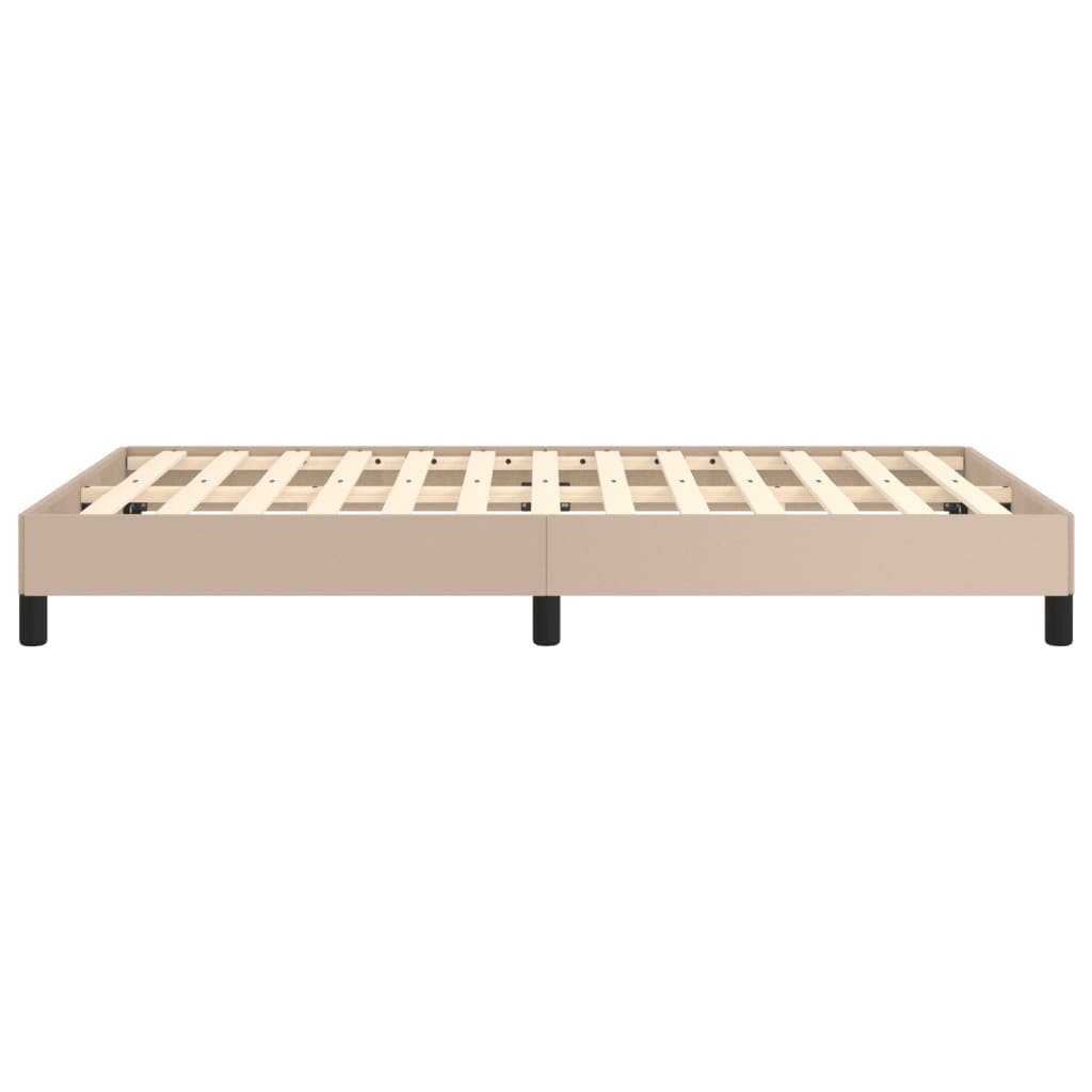Bedframe kunstleer cappuccinokleurig 120x200 cm is nu te koop bij PeponiXL, paradijselijk wonen!