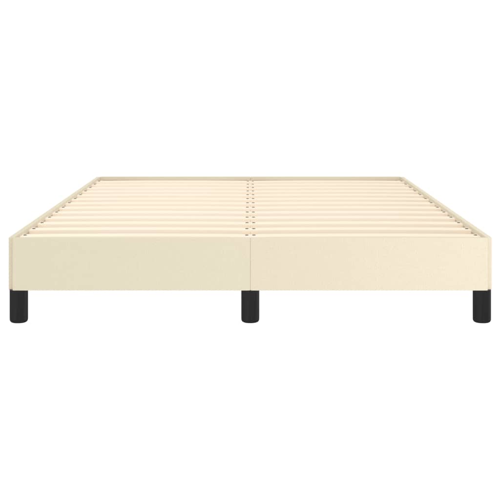 Bedframe kunstleer crèmekleurig 140x200 cm is nu te koop bij PeponiXL, paradijselijk wonen!