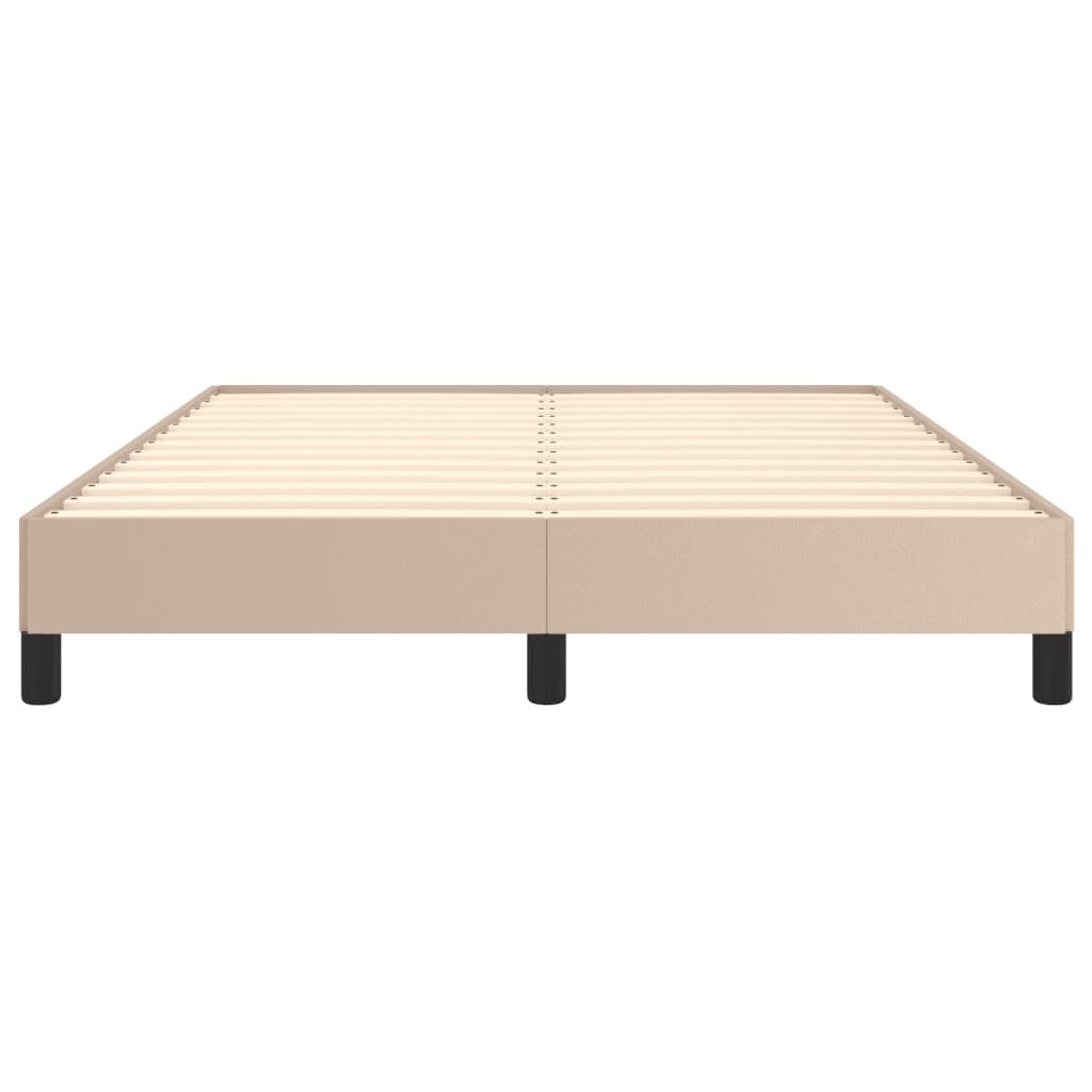 Bedframe kunstleer cappuccinokleurig 140x200 cm is nu te koop bij PeponiXL, paradijselijk wonen!