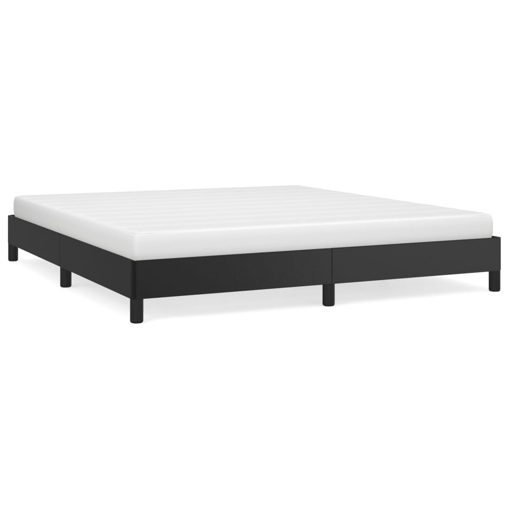 Bedframe kunstleer zwart 180x200 cm is nu te koop bij PeponiXL, paradijselijk wonen!
