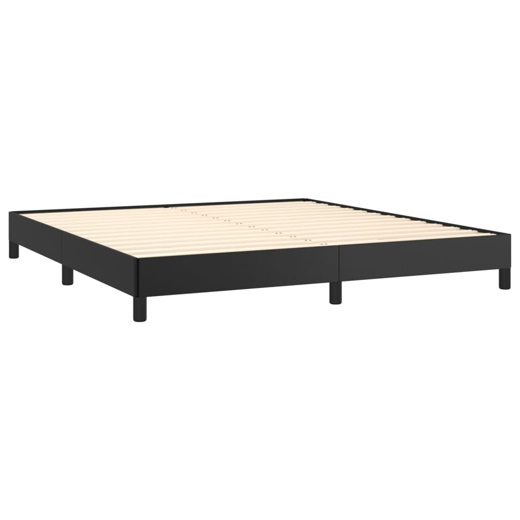 Bedframe kunstleer zwart 180x200 cm is nu te koop bij PeponiXL, paradijselijk wonen!