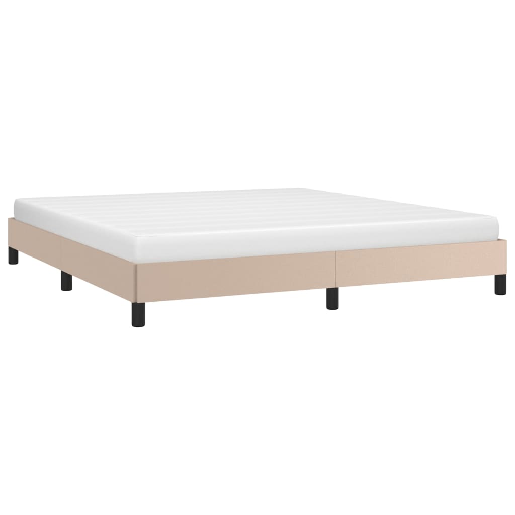 Bedframe kunstleer cappuccinokleurig 180x200 cm is nu te koop bij PeponiXL, paradijselijk wonen!
