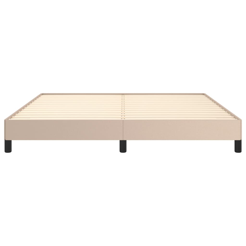 Bedframe kunstleer cappuccinokleurig 180x200 cm is nu te koop bij PeponiXL, paradijselijk wonen!