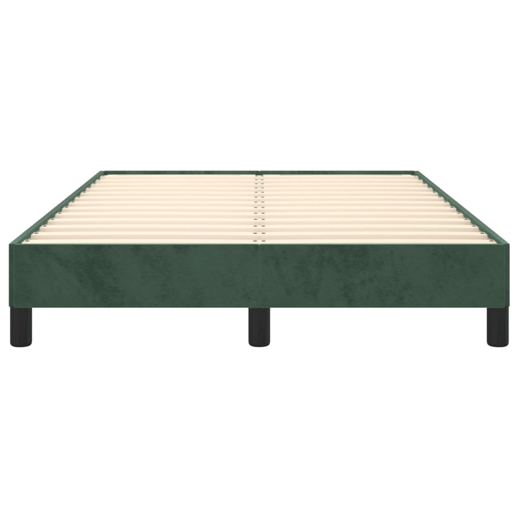 Bedframe zonder matras 120x200 cm fluweel donkergroen is nu te koop bij PeponiXL, paradijselijk wonen!