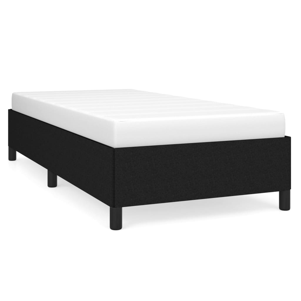 Bedframe zonder matras 90x190 cm stof zwart is nu te koop bij PeponiXL, paradijselijk wonen!