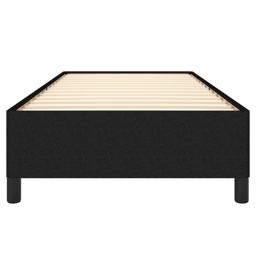 Bedframe zonder matras 90x190 cm stof zwart is nu te koop bij PeponiXL, paradijselijk wonen!