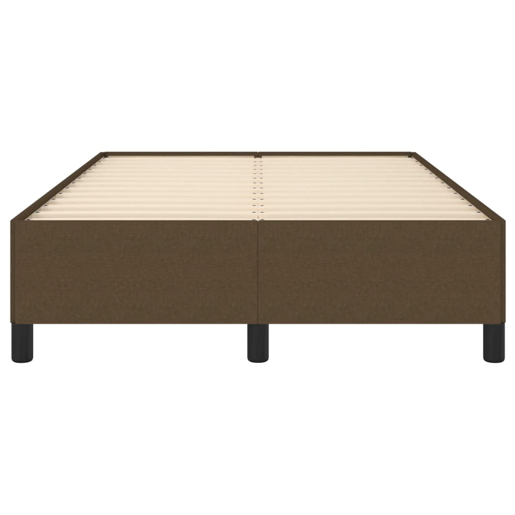 Bedframe zonder matras 120x200 cm stof donkerbruin is nu te koop bij PeponiXL, paradijselijk wonen!