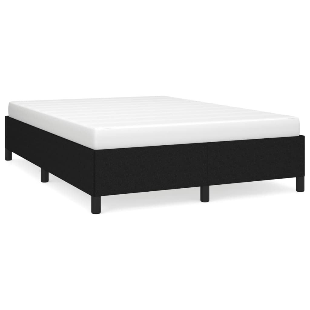 Bedframe zonder matras stof zwart 140x190 cm is nu te koop bij PeponiXL, paradijselijk wonen!