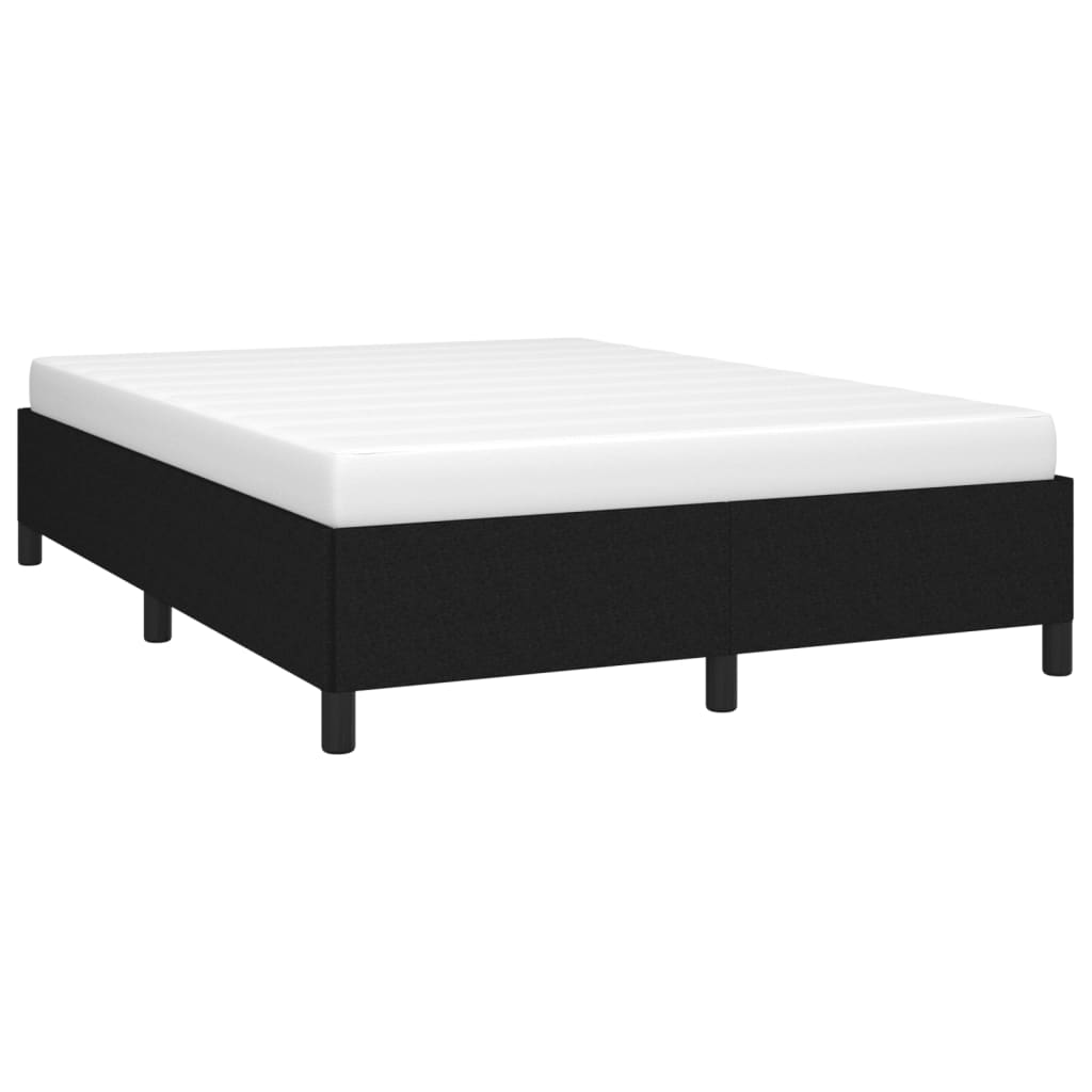 Bedframe zonder matras stof zwart 140x190 cm is nu te koop bij PeponiXL, paradijselijk wonen!