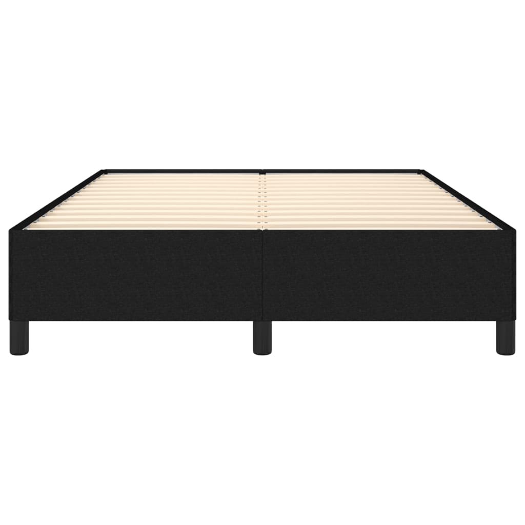 Bedframe zonder matras stof zwart 140x190 cm is nu te koop bij PeponiXL, paradijselijk wonen!