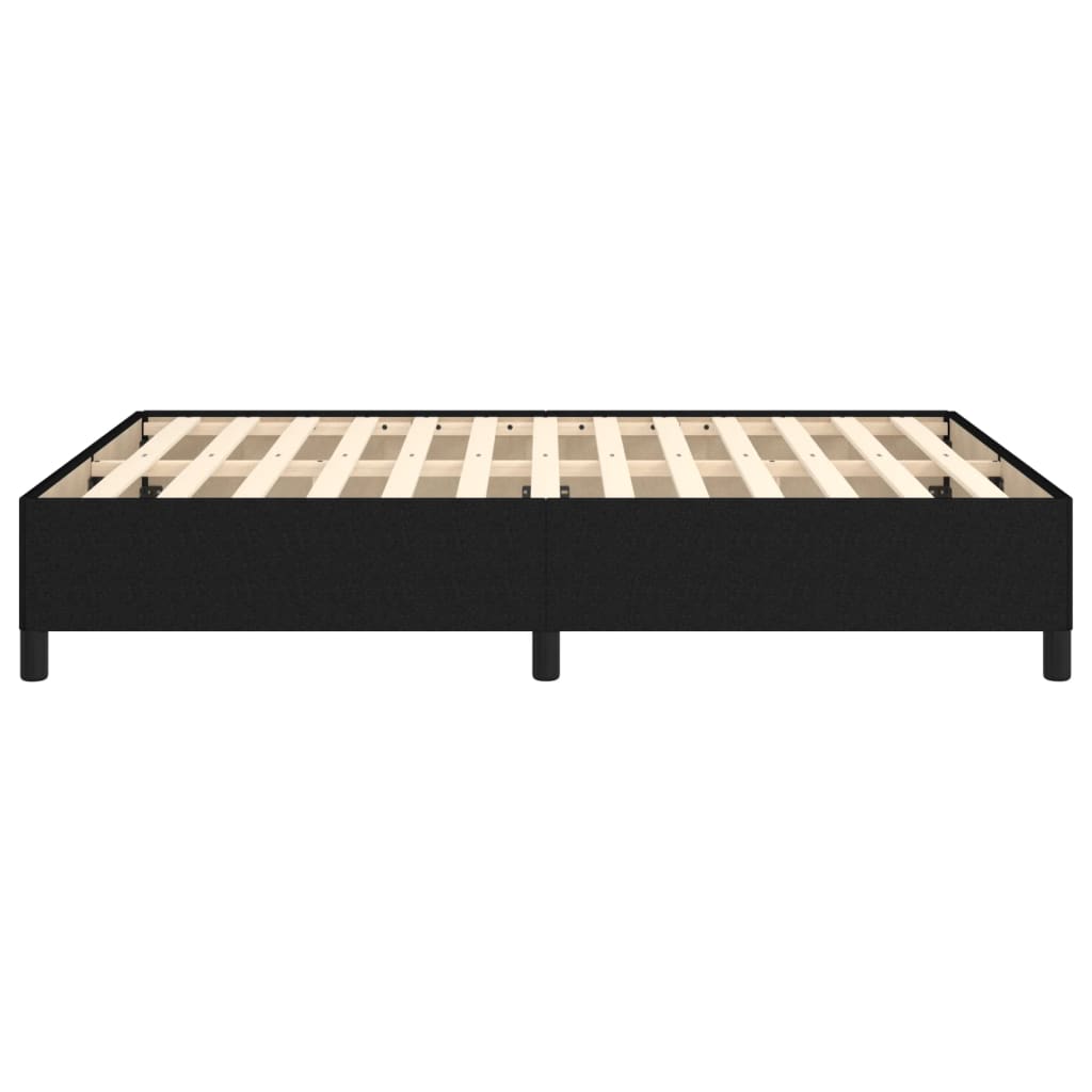 Bedframe zonder matras stof zwart 140x190 cm is nu te koop bij PeponiXL, paradijselijk wonen!
