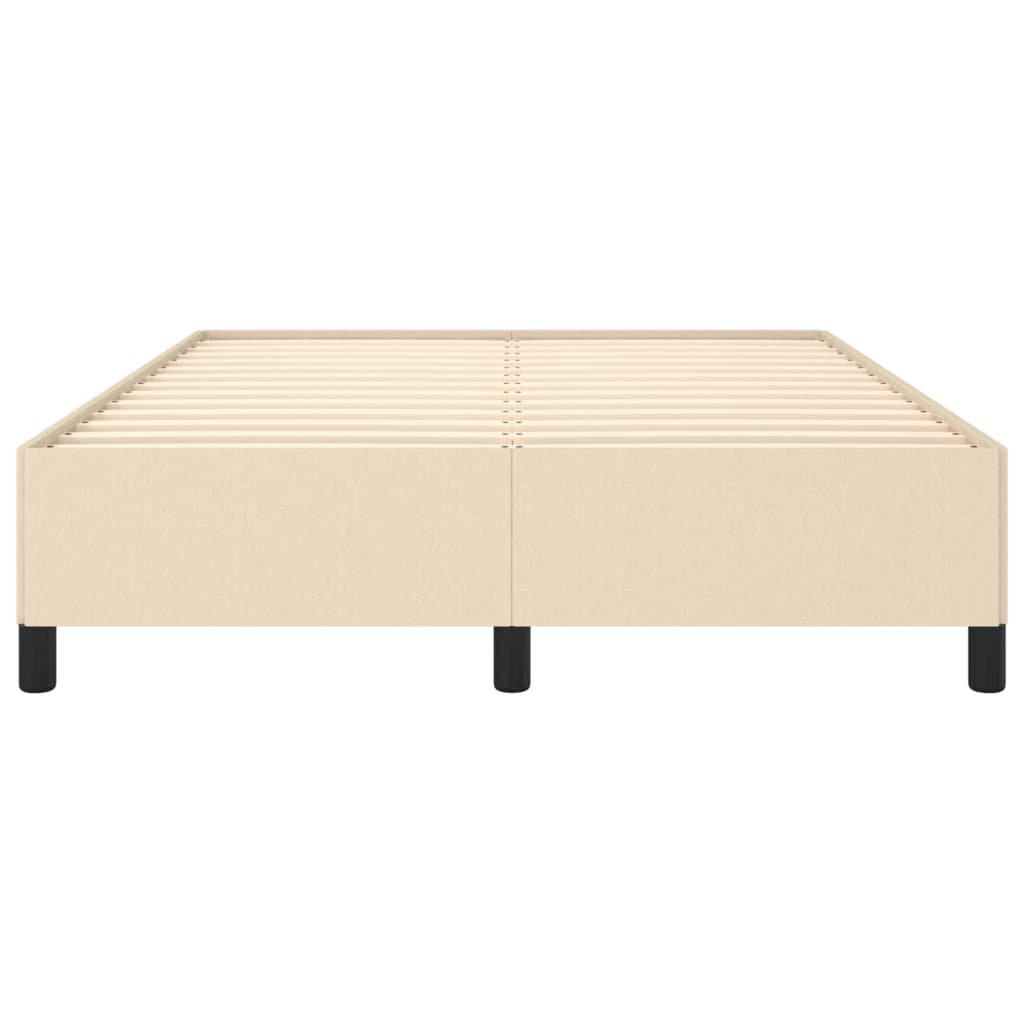Bedframe zonder matras stof crèmekleurig 140x190 cm is nu te koop bij PeponiXL, paradijselijk wonen!
