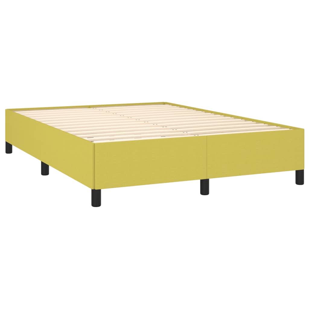 Bedframe zonder matras 140x190 cm stof groen is nu te koop bij PeponiXL, paradijselijk wonen!